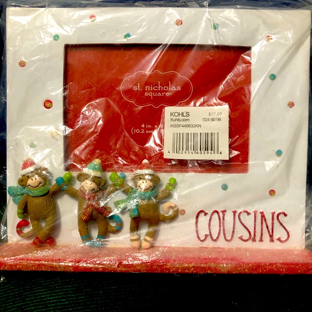 St Nicholas Square “COUSINS” picture frame